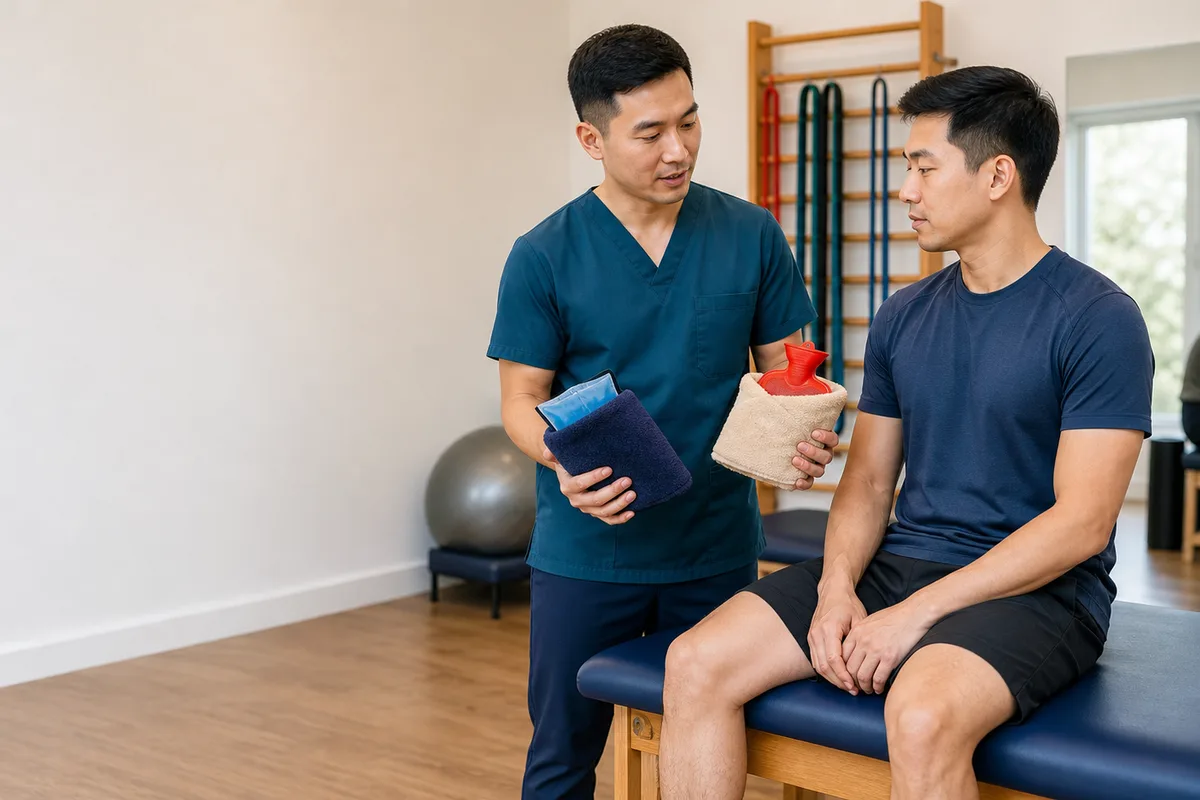 Online Physiotherapy Consultation physiotherapy illustration for patients in Johor