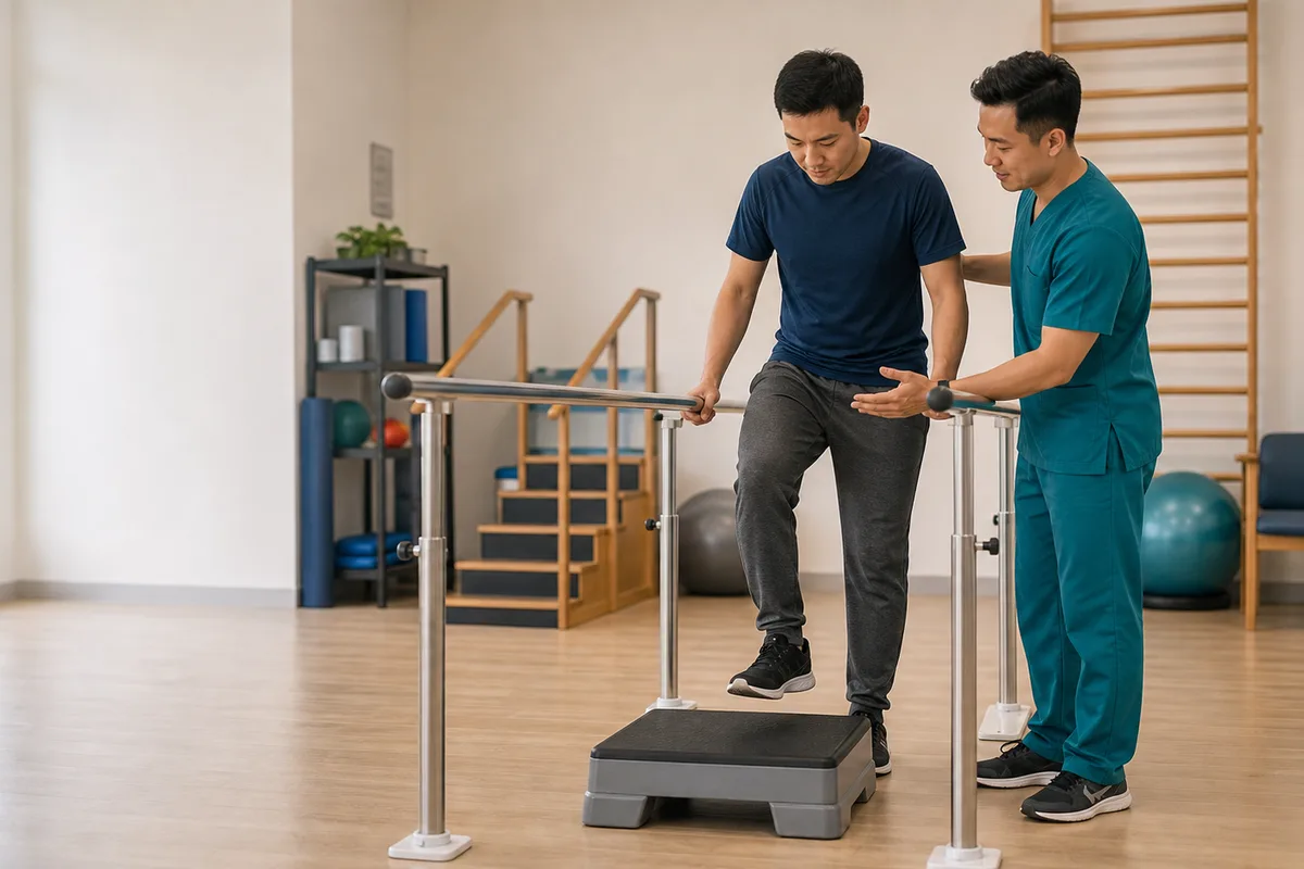 Physiotherapy recovery pathway after Total knee replacement in Johor